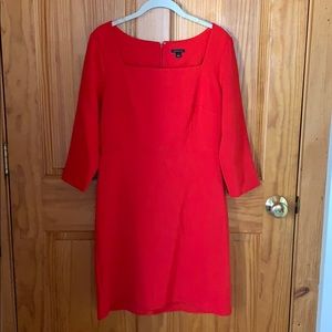 Ann Taylor red dress